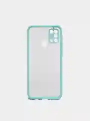 Голубой чехол для Huawei PSmart 2021 / Huawei Y7A / Enjoy 20 SE  матовый пластиковый