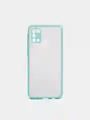 Голубой чехол для Huawei PSmart 2021 / Huawei Y7A / Enjoy 20 SE  матовый пластиковый