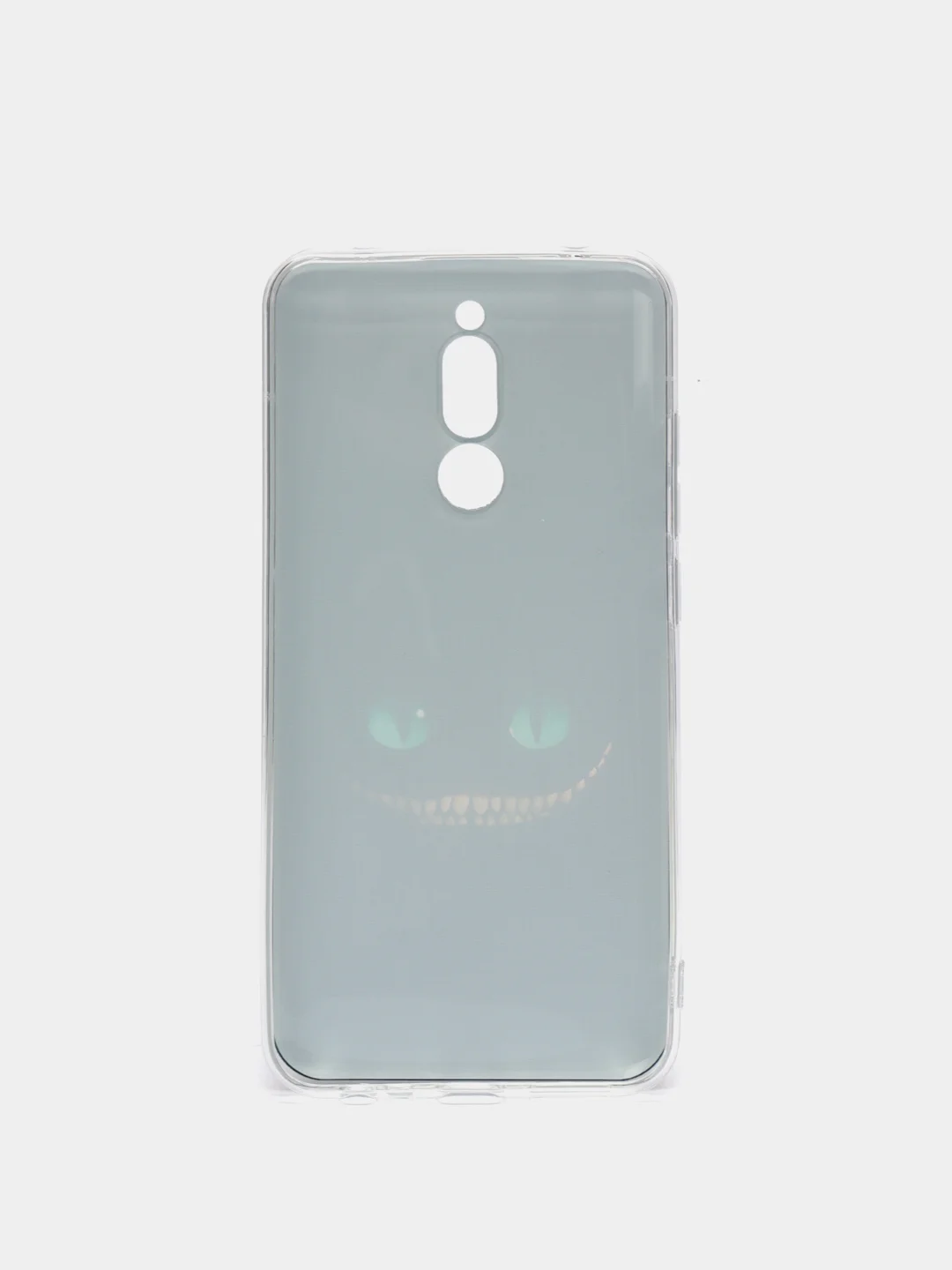 Черный силиконовый чехол на Xiaomi Redmi 8 / Сяоми Редми 8 прозрачный, с рисунком, защита камеры