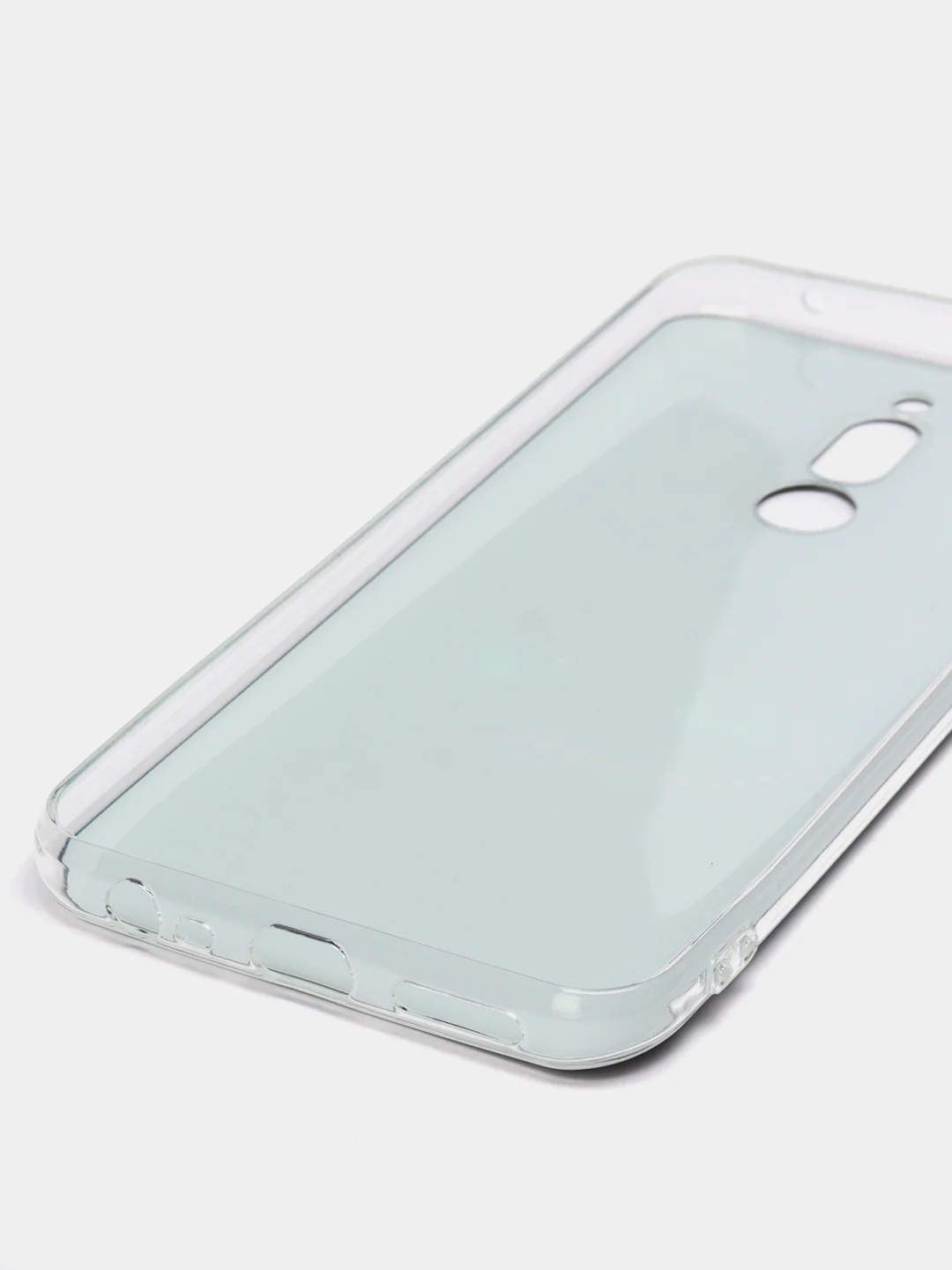 Черный силиконовый чехол на Xiaomi Redmi 8 / Сяоми Редми 8 прозрачный, с рисунком, защита камеры