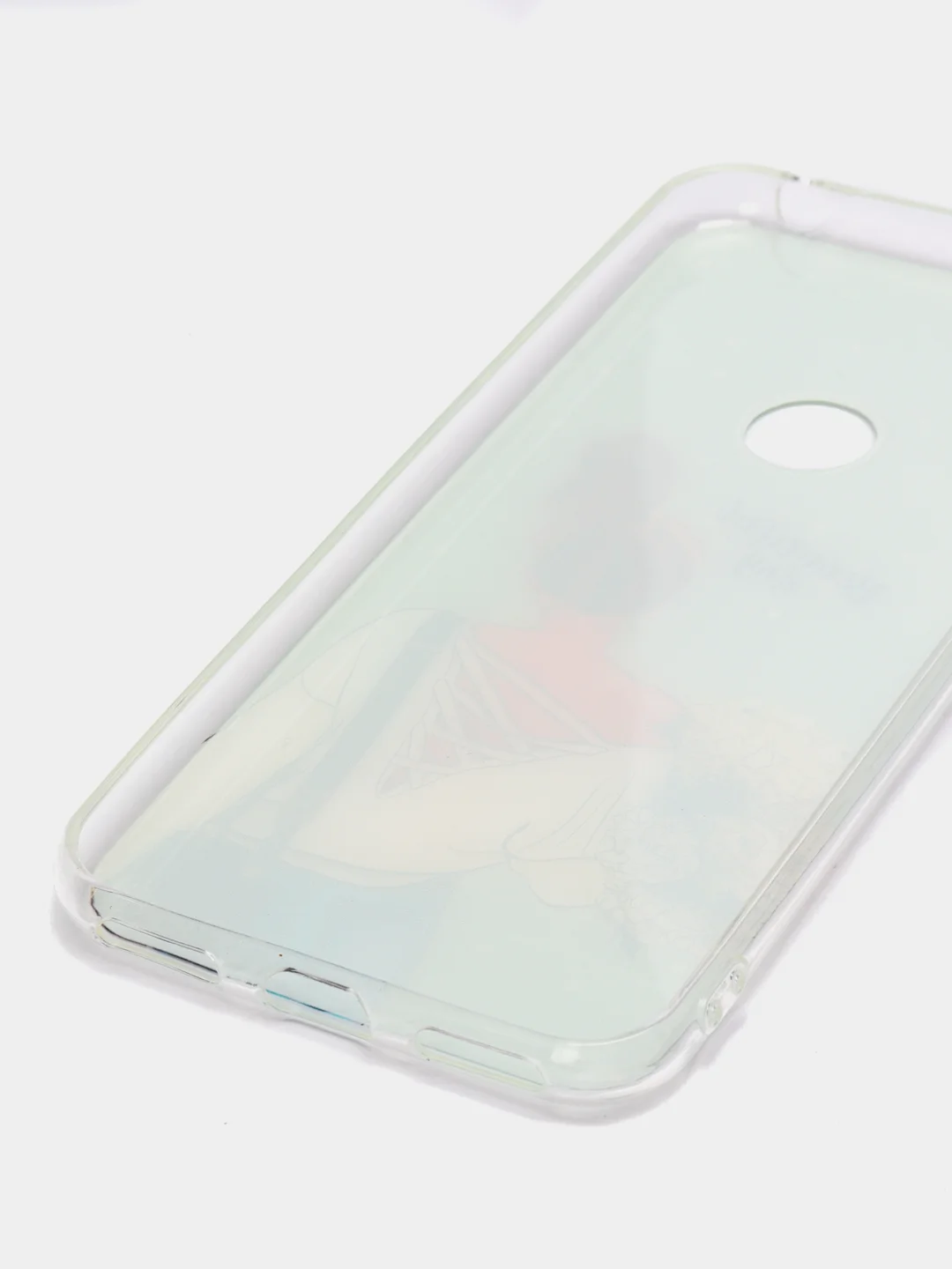 Тёмно-серый силиконовый чехол на Honor 8A/8A Pro/Huawei Y6 2019/Y6s / Хонор 8А прозрачный, с рисунком