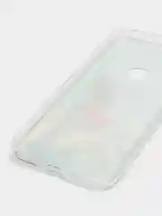 Тёмно-серый силиконовый чехол на Honor 8A/8A Pro/Huawei Y6 2019/Y6s / Хонор 8А прозрачный, с рисунком