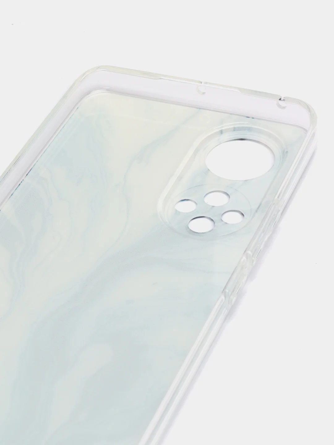 Сиреневый чехол на Huawei Nova 9/Honor 50 / Хуавей Нова 9/Хонор 50 прозрачный, с рисунком