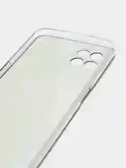Тёмно-коричневый силиконовый чехол на Realme 8i / Реалми 8i прозрачный, с рисунком, защита камеры