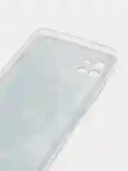 Серый силиконовый чехол на Samsung Galaxy A22s 5G / Самсунг А22s 5G прозрачный, с рисунком