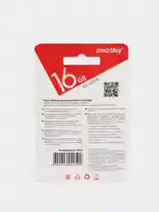 Карта памяти MicroSD Smart Buy 16GB class 10 без адаптера