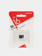 Карта памяти MicroSD Smart Buy 16GB class 10 без адаптера