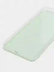 Салатовый чехол на Samsung Galaxy A12/M12 / Самсунг А12/М12 прозрачный, с рисунком, защита камеры