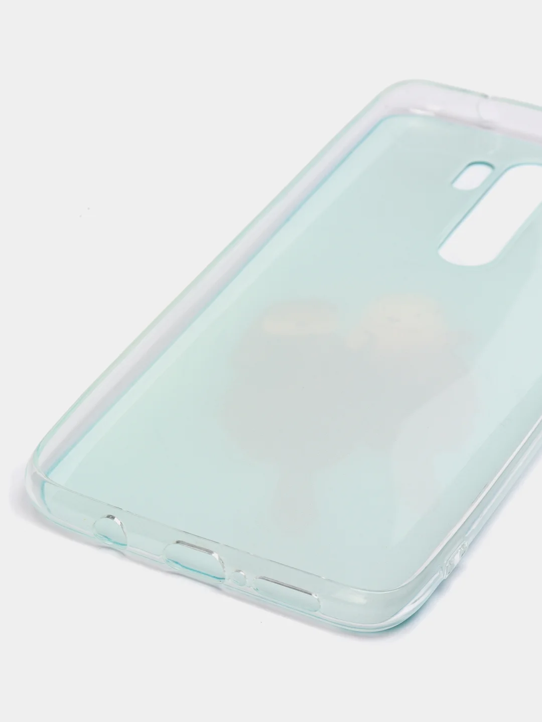Лазурный силиконовый чехол на Xiaomi Redmi Note 8 Pro / Сяоми Редми Нот 8 Про прозрачный с рисунком