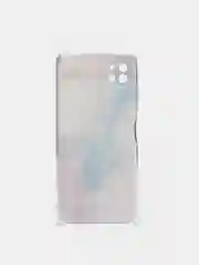 Ледяной силиконовый чехол на Samsung Galaxy A22s 5G / Самсунг А22s 5G прозрачный, с рисунком