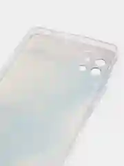Ледяной силиконовый чехол на Samsung Galaxy A22s 5G / Самсунг А22s 5G прозрачный, с рисунком