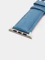 Синий кожаный ремешок для Apple Watch