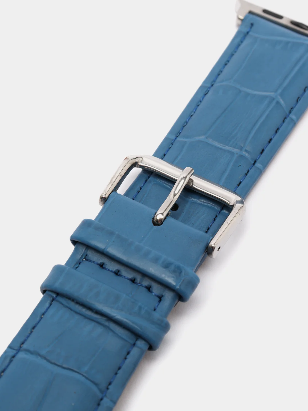 Синий кожаный ремешок для Apple Watch