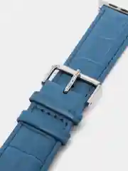 Синий кожаный ремешок для Apple Watch