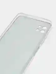 Бирюзовый силиконовый чехол на Samsung Galaxy A22s 5G / Самсунг А22s 5G прозрачный, с рисунком