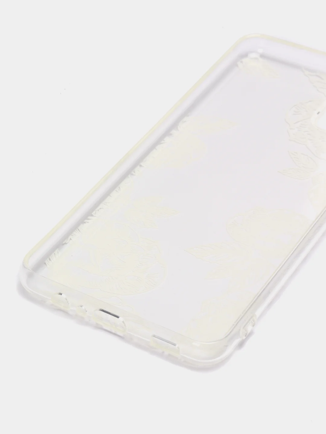 Бежевый меланж чехол на Samsung Galaxy A12/M12 / Самсунг А12/М12 прозрачный, с рисунком, защита камеры
