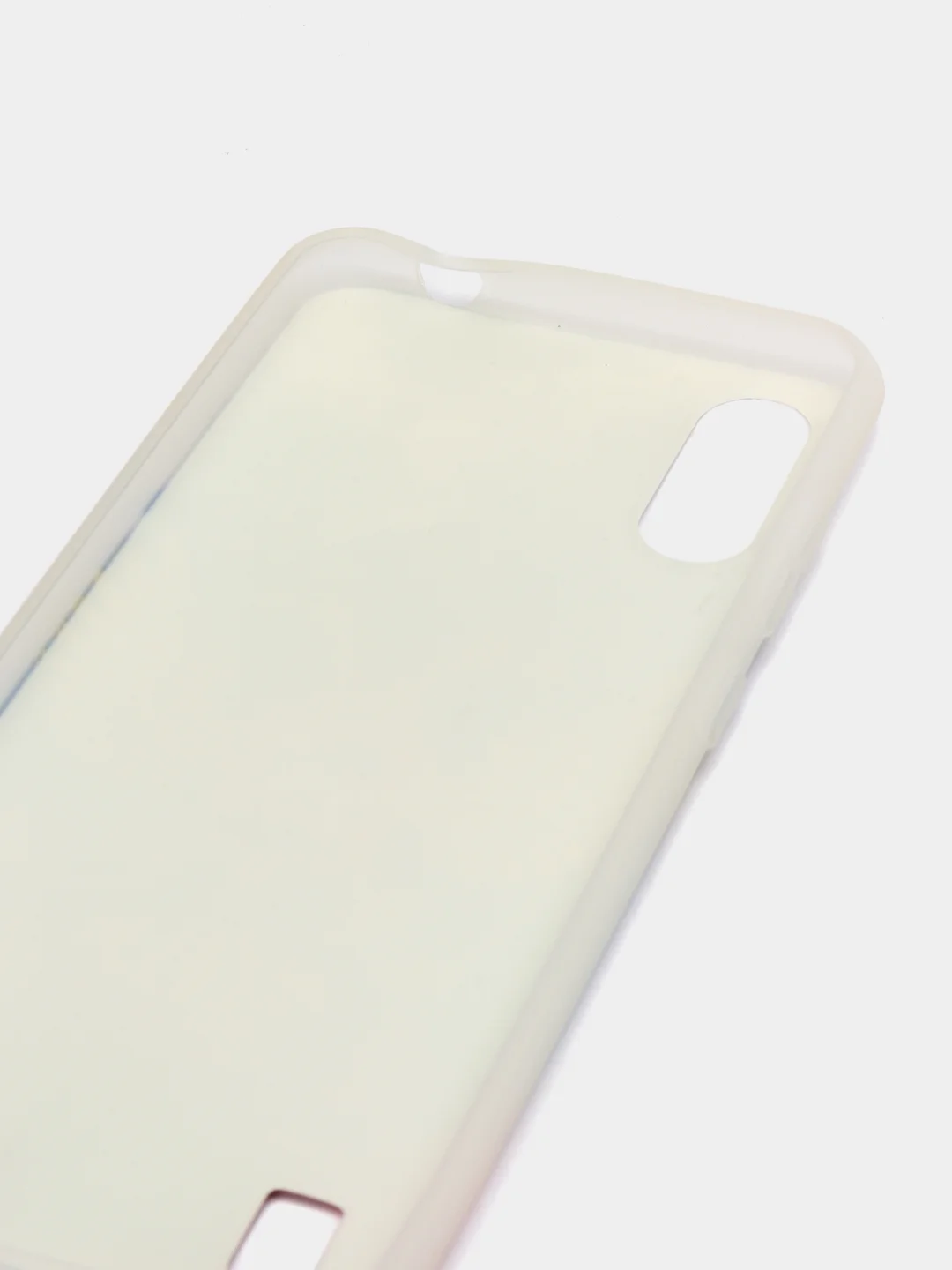 Синий чехол на ZTE Blade A51 lite/Blade A5 (2020) / ЗТЕ Блэйд А51 Лайт прозрачный, с рисунком