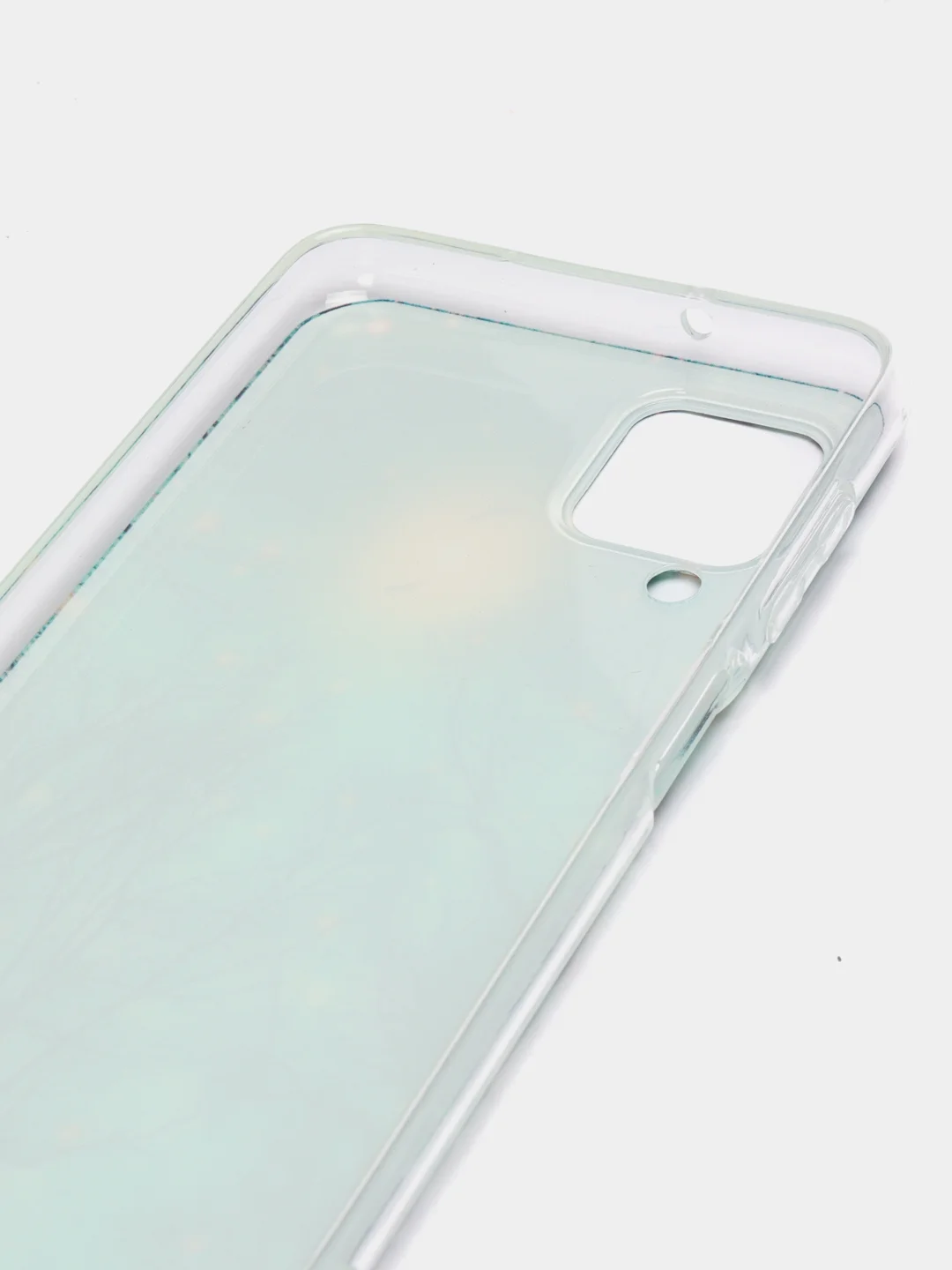 Лесной зеленый чехол на Samsung Galaxy A12/M12 / Самсунг А12/М12 прозрачный, с рисунком, защита камеры
