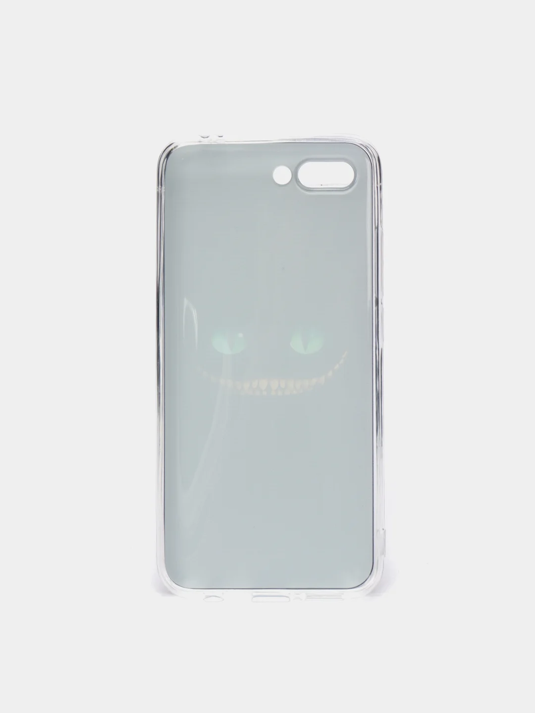 Черный силиконовый чехол на Honor 10 / Хонор 10 прозрачный, с рисунком, защита камеры
