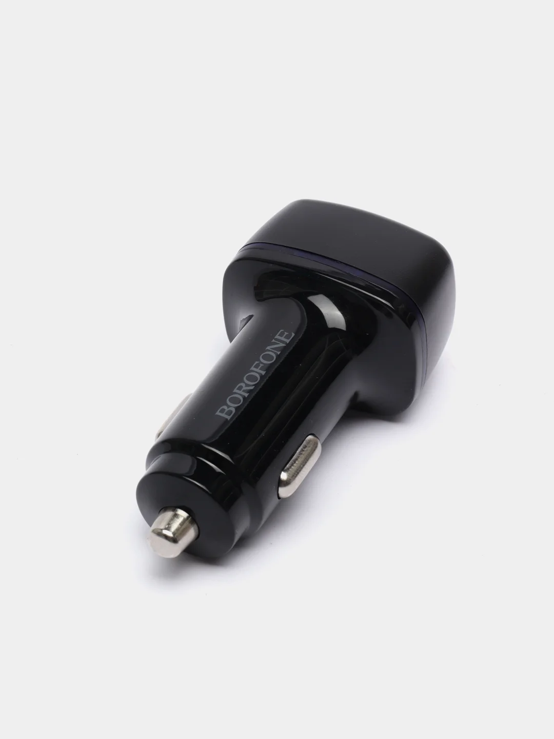 Черный автомобильное зарядное устройство Borofone BZ14 Max (2xUSB, 2.4А, 12W)