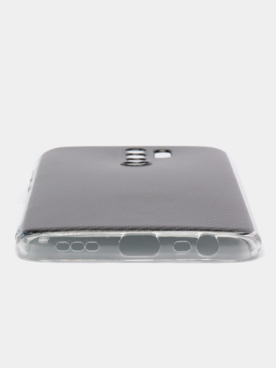 Хаки силиконовый чехол на Xiaomi Redmi 9 / Сяоми Редми 9 прозрачный, с рисунком, защита камеры