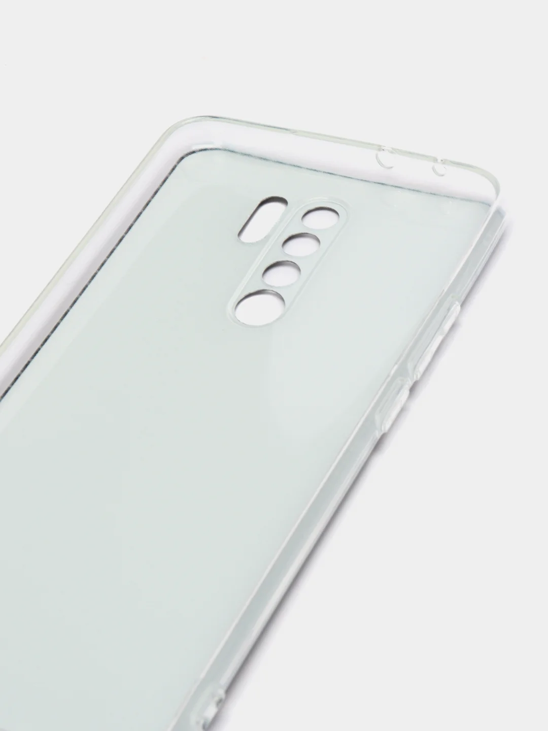 Хаки силиконовый чехол на Xiaomi Redmi 9 / Сяоми Редми 9 прозрачный, с рисунком, защита камеры