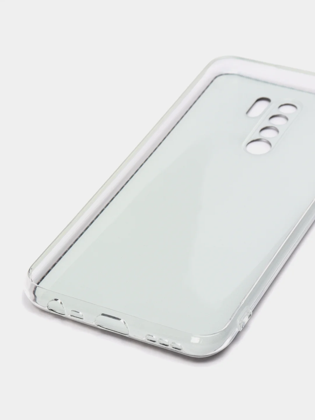Хаки силиконовый чехол на Xiaomi Redmi 9 / Сяоми Редми 9 прозрачный, с рисунком, защита камеры