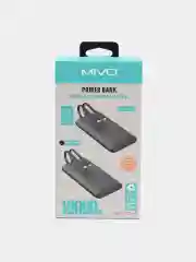 Внешний аккумулятор, 10000 mAh, со встроенным кабелем Type-C и Micro usb MIVO MB-108TM