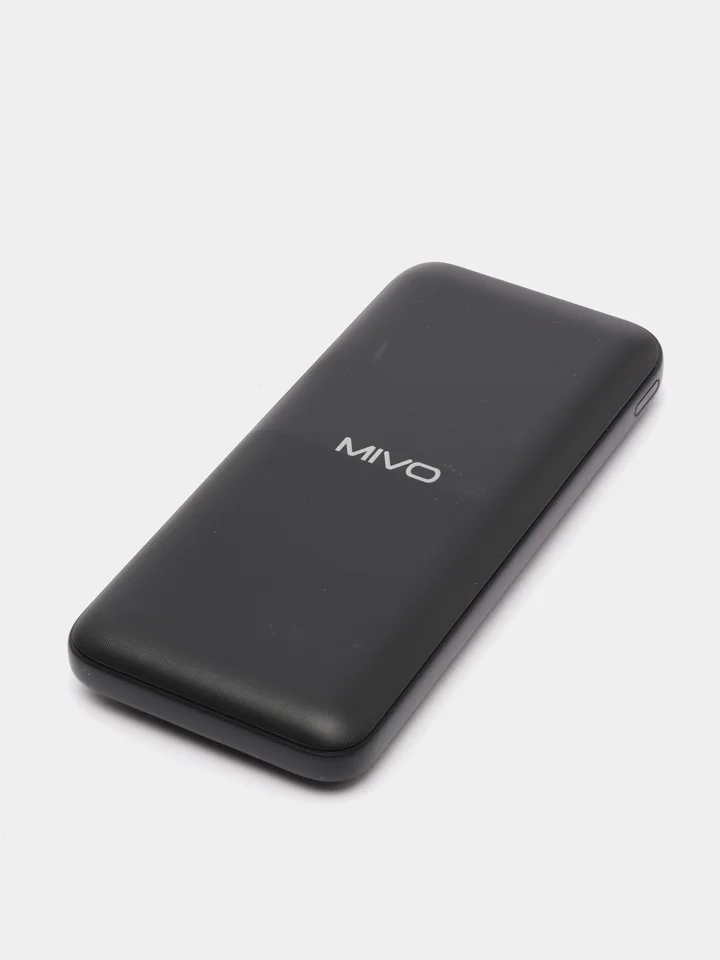 Внешний аккумулятор, 10000 mAh, со встроенным кабелем Type-C и Micro usb MIVO MB-108TM