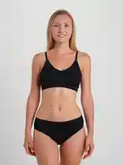 Черный комплект женского нижнего белья
