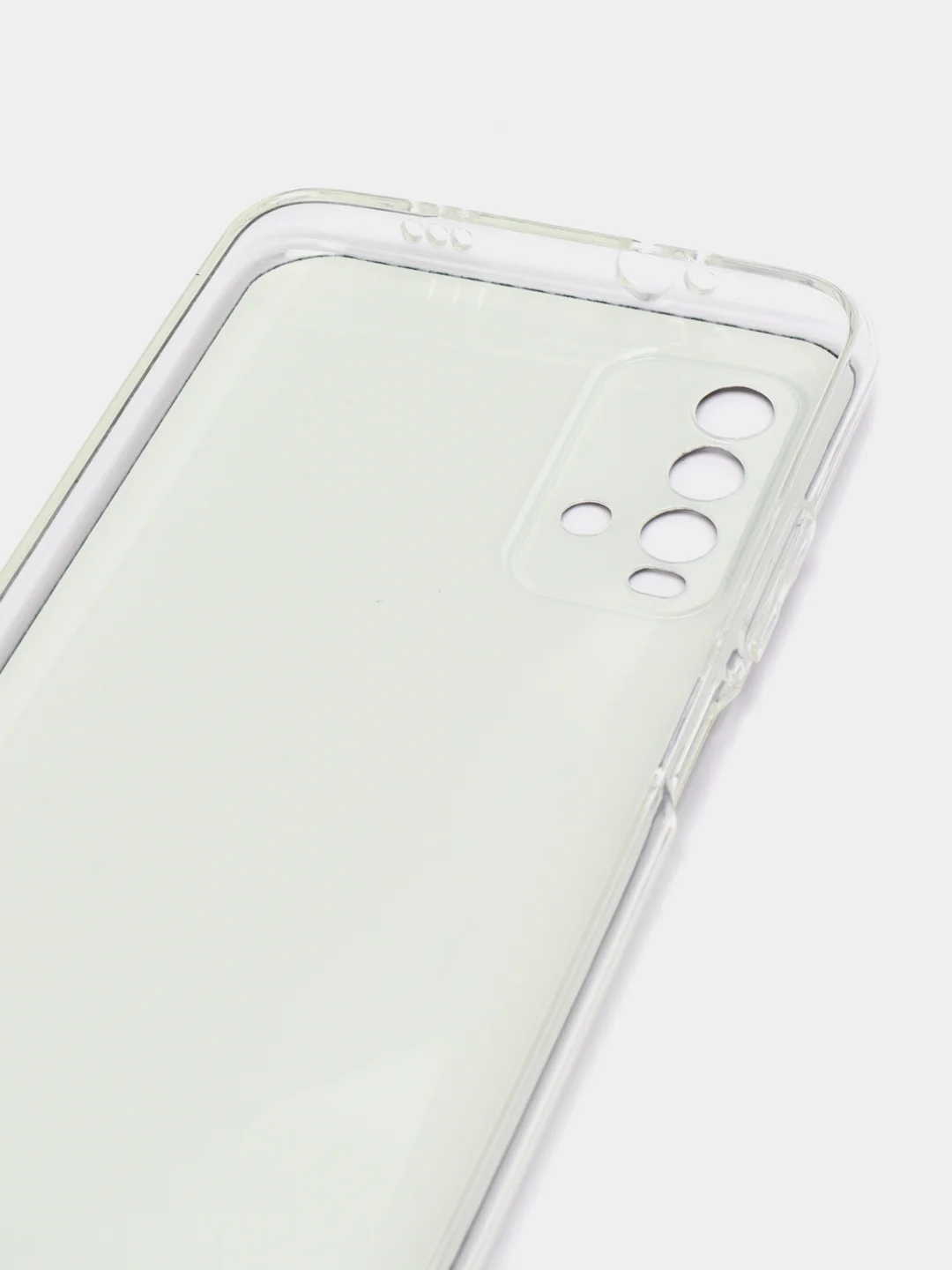 Хаки силиконовый чехол на Xiaomi Redmi 9T / Редми 9Т прозрачный, с рисунком, защита камеры