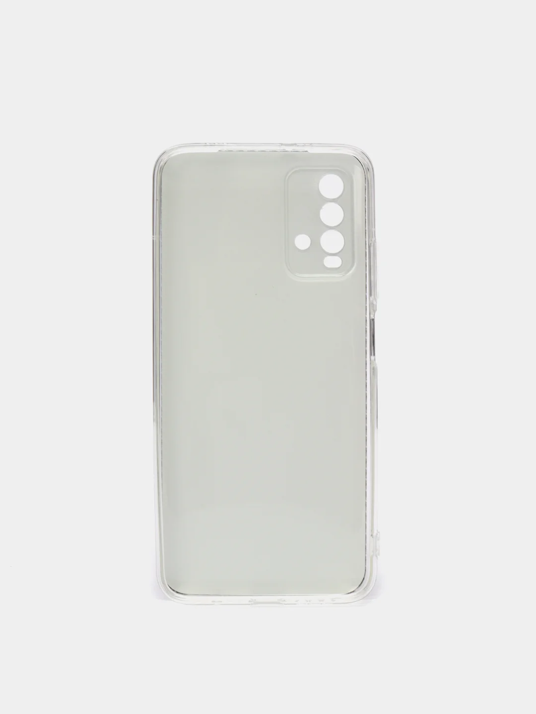 Хаки силиконовый чехол на Xiaomi Redmi 9T / Редми 9Т прозрачный, с рисунком, защита камеры