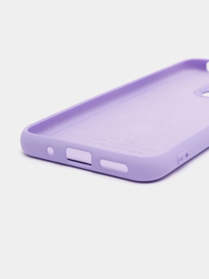 Лавандовый чехол силиконовый для Xiaomi Redmi 10C / Poco C40, Сяоми Редми 10С / Поко С40