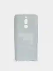 Тёмно-коричневый силиконовый чехол на Xiaomi Redmi 8 / Сяоми Редми 8 прозрачный, с рисунком, защита камеры