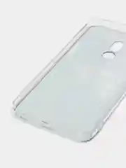 Тёмно-коричневый силиконовый чехол на Xiaomi Redmi 8 / Сяоми Редми 8 прозрачный, с рисунком, защита камеры