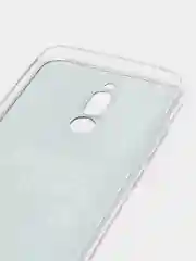 Тёмно-коричневый силиконовый чехол на Xiaomi Redmi 8 / Сяоми Редми 8 прозрачный, с рисунком, защита камеры