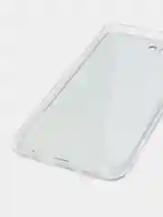 Серебряный силиконовый чехол на Honor 10 / Хонор 10 прозрачный, с рисунком, защита камеры