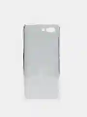 Серебряный силиконовый чехол на Honor 10 / Хонор 10 прозрачный, с рисунком, защита камеры