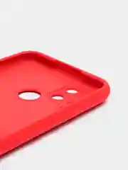 Красный силиконовый чехол Realme C25, C25S, C21Y, C35, 9i , с защитой камеры и бортиками