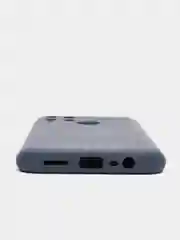 Темно-синий силиконовый чехол Realme C25, C25S, C21Y, C35, 9i , с защитой камеры и бортиками