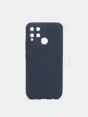 Темно-синий силиконовый чехол Realme C25, C25S, C21Y, C35, 9i , с защитой камеры и бортиками