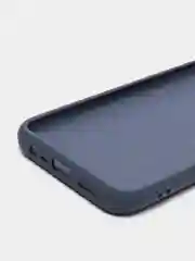 Темно-синий силиконовый чехол Realme C25, C25S, C21Y, C35, 9i , с защитой камеры и бортиками