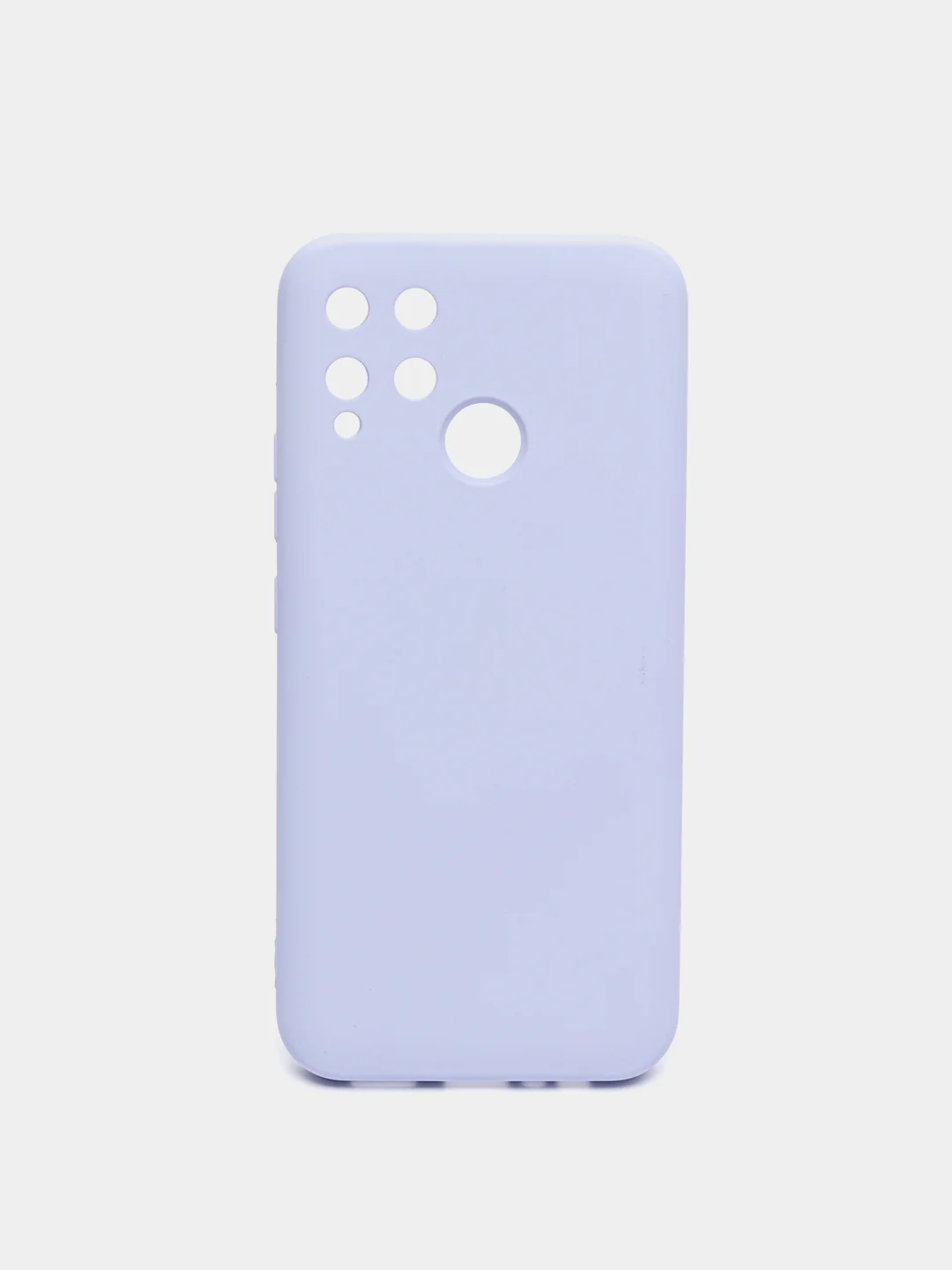 Лавандовый силиконовый чехол Realme C25, C25S, C21Y, C35, 9i , с защитой камеры и бортиками