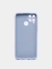 Лавандовый силиконовый чехол Realme C25, C25S, C21Y, C35, 9i , с защитой камеры и бортиками
