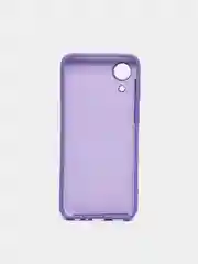 Фиолетовый силиконовый чехол Samsung Galaxy A03 Core, S22, S21, S20FE, с защитой камеры и бортами