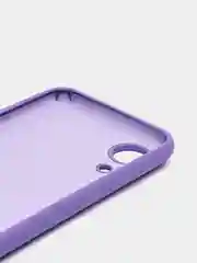 Фиолетовый силиконовый чехол Samsung Galaxy A03 Core, S22, S21, S20FE, с защитой камеры и бортами