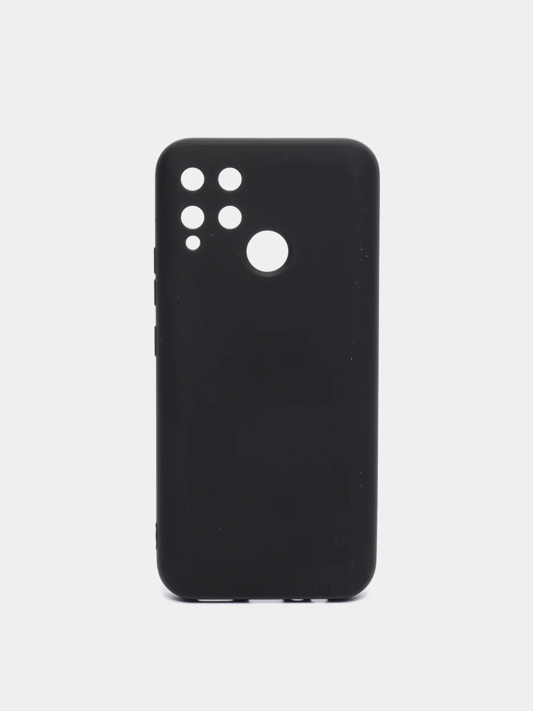 Черный силиконовый чехол Realme C25, C25S, C21Y, C35, 9i , с защитой камеры и бортиками