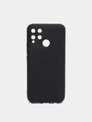 Черный силиконовый чехол Realme C25, C25S, C21Y, C35, 9i , с защитой камеры и бортиками