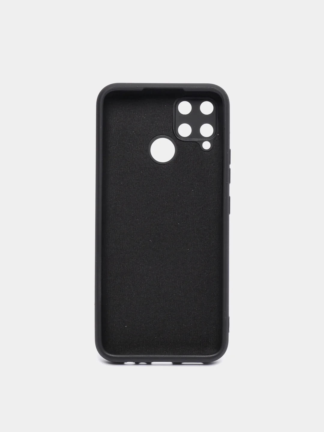 Черный силиконовый чехол Realme C25, C25S, C21Y, C35, 9i , с защитой камеры и бортиками