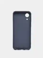 Темно-синий силиконовый чехол Samsung Galaxy A03 Core, S22, S21, S20FE, с защитой камеры и бортами